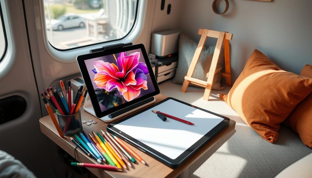 mobile art studio